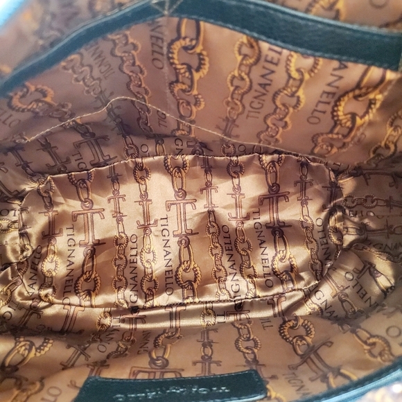 Tignanello Since 1989 Genuine Leather Black Shoulder Bag - Picture 12 of 15